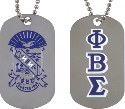 View Buying Options For The Phi Beta Sigma Double Sided Dog Tag