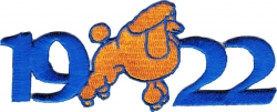 View Buying Options For The Sigma Gamma Rho 1922 Poodle Mascot Iron-On Patch