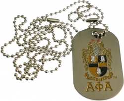 View Buying Options For The Alpha Phi Alpha 1906 Double Sided Dog Tag