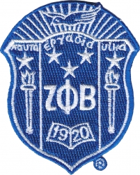 View Buying Options For The Zeta Phi Beta Crest Embroidered Iron-On Patch