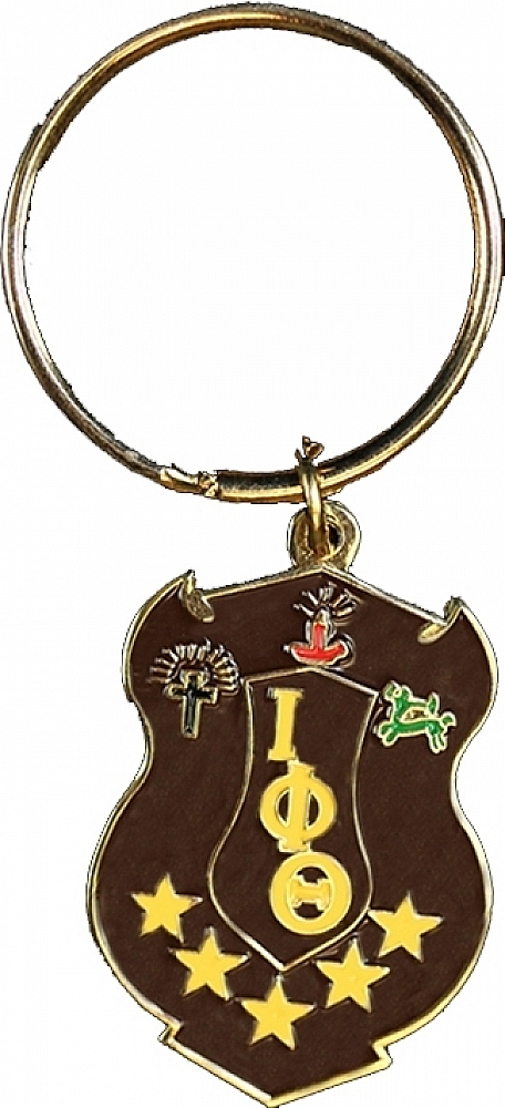 Iota Phi Theta Shield Key Chain [gold] Ebay