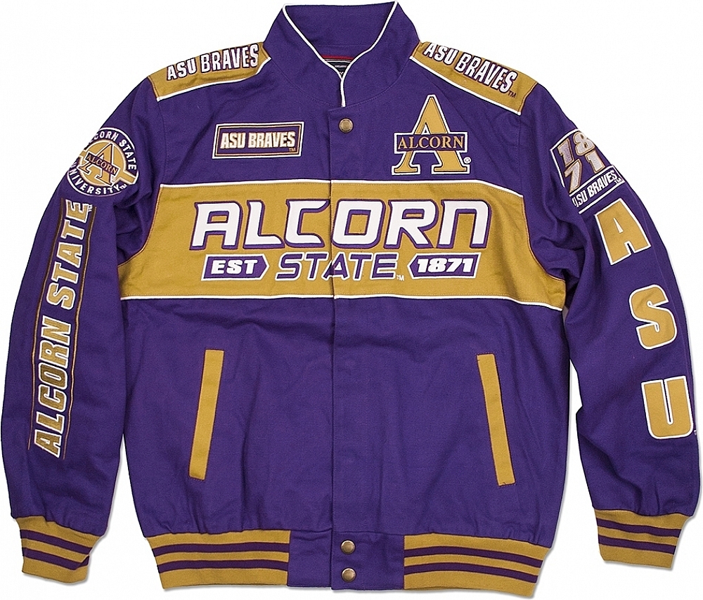 Big Boy Alcorn State Braves S11 Mens Football Jersey [Purple - M] 